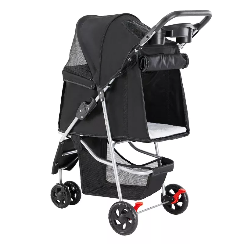 1-economy-cat-dog-four-wheel-stroller #1 Economy Cat and Dog four Wheel Stroller