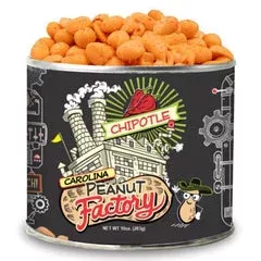 1-in-6-snacks-carolina-peanut-factory-chipotle-peanuts-10-oz-can-pack-12 1 in 6 Snacks Carolina Peanut Factory Chipotle Peanuts 10 oz Can (Pack of 12)