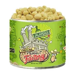 1-in-6-snacks-carolina-peanut-factory-jalapeno-peanuts-10-oz-can-pack-12 1 in 6 Snacks Carolina Peanut Factory Jalapeno Peanuts 10 oz Can (Pack of 12)