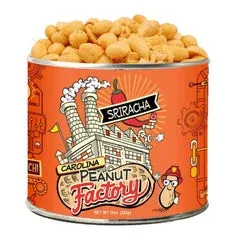 1-in-6-snacks-carolina-peanut-factory-zesty-sriracha-peanuts-10-oz-can-pack-12 1 in 6 Snacks Carolina Peanut Factory Zesty Sriracha Peanuts 10 oz Can (Pack of 12)