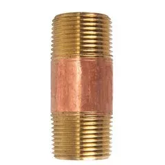 1-in-mpt-x-1-in-d-mpt-red-brass-nipple-3-in-l-pack-5 1 in. MPT X 1 in. D MPT Red Brass Nipple 3 in. L (Pack of 5)