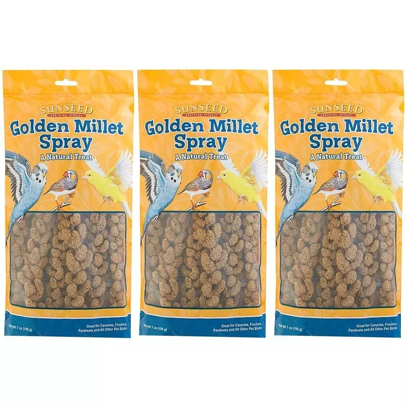 3-pack-sun-seed-company-millet-spray-treats-4-ounce-each (3 Pack) Sun Seed Company Millet Spray Treats – 4-Ounce Each
