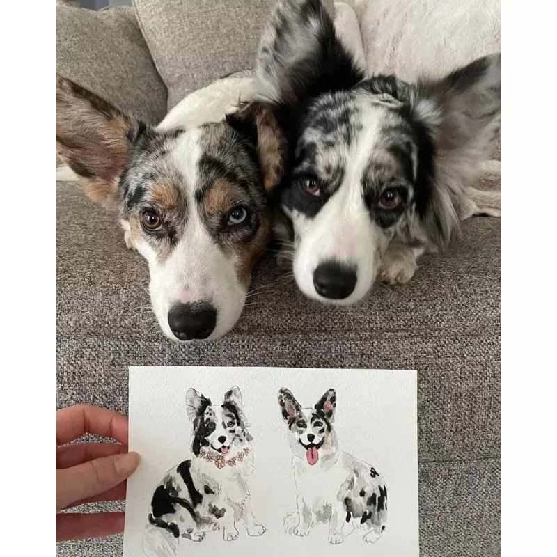 add-on-only-custom-watercolor-pet-portrait-addt-l-pet (ADD-ON ONLY) Custom Watercolor Pet Portrait (Addt’l Pet)