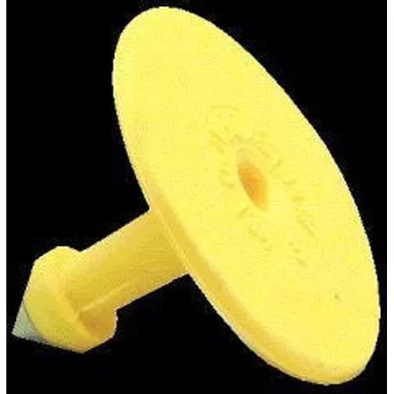 allflex-male-ear-tag-button-blank-25-sm-yellow Allflex Male Ear Tag Button Blank 25 SM Yellow