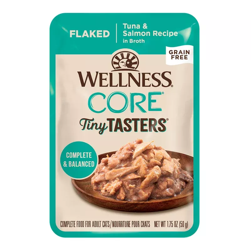 donation-to-love-kuching-project-wellness-cat-core-tiny-tasters-grain-free-pouch *DONATION TO LOVE KUCHING PROJECT* Wellness Cat Core Tiny Tasters Grain-Free Pouch 1.75oz (Assorted) x 12pkts