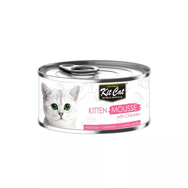 donation-to-lunisingapore-kit-cat-mousse-kitten-chicken-80g-x-24cans *DONATION TO LUNISingapore* Kit Cat Mousse Kitten Chicken 80g x 24cans