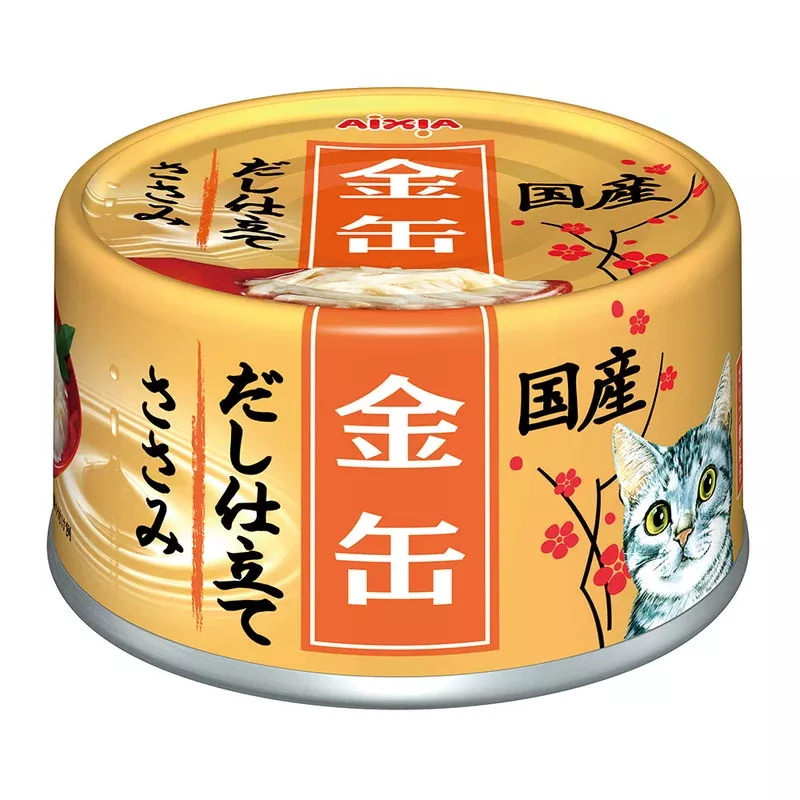 donation-to-purely-meow-aixia-kin-can-dashi-chicken-fillet-in-chicken-sauce-70g- *DONATION TO PURELY MEOW* Aixia Kin-Can Dashi Chicken Fillet in Chicken Sauce 70g x 24cans