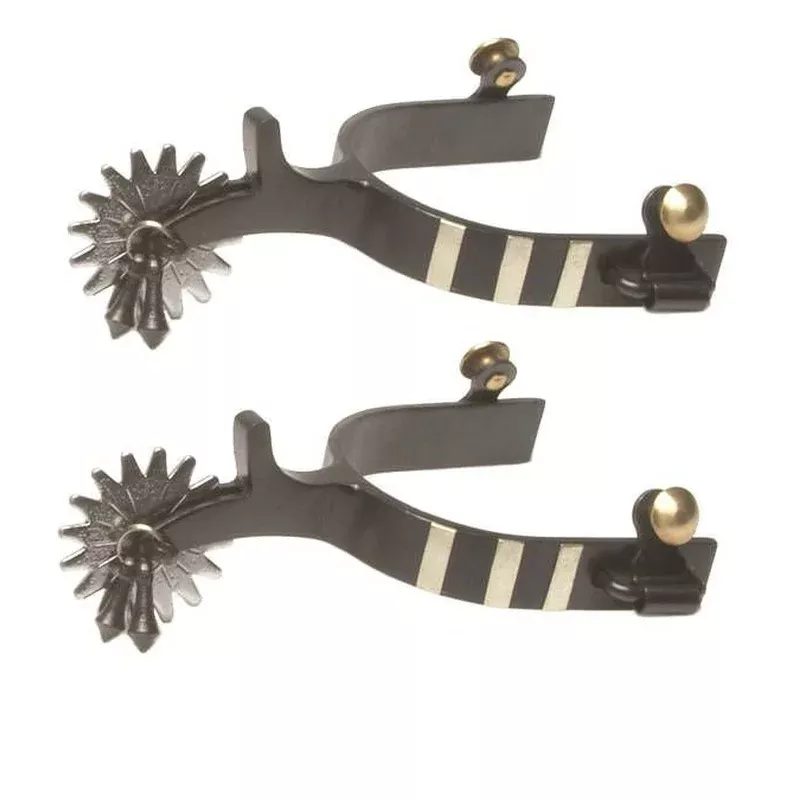 jingle-bob-spurs-with-engraved-stainless-steel-bar Jingle Bob Spurs with Engraved Stainless Steel Bar