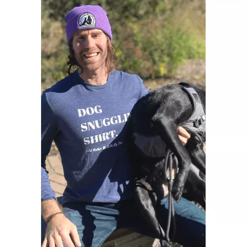 The Snuggle T (Unisex) Heather Navy