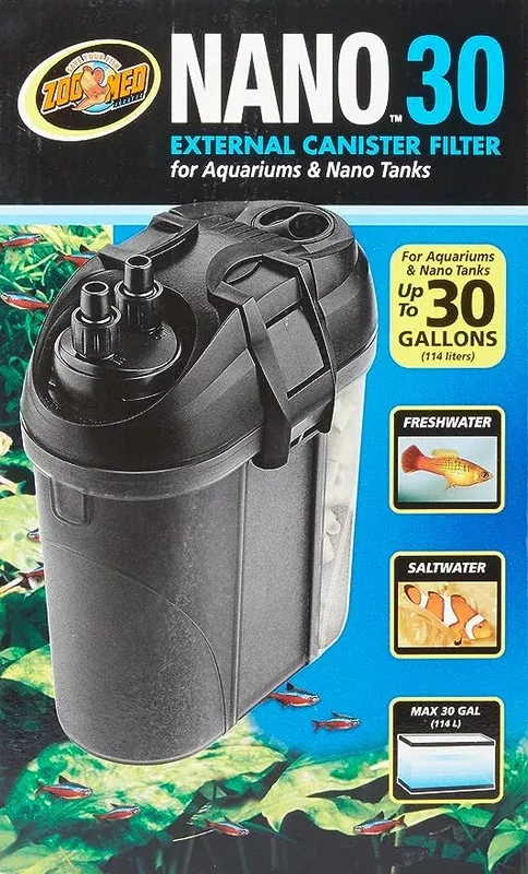 zoomed-nano-30-external-canister-filter ZooMed Nano 30 External Canister Filter