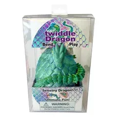 zorbitz-inc-twiddle-dragon-toy-green-pack-12 Zorbitz, Inc. Twiddle Dragon Toy Green (Pack of 12)