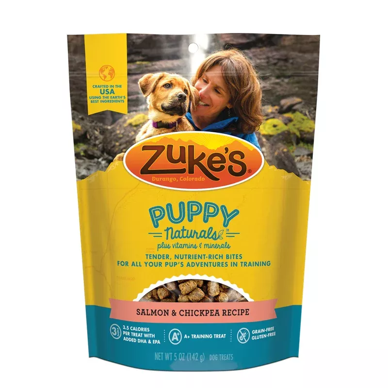 zukes-puppy-naturals-grain-free-salmon-chickpea-dog-treats Zukes Puppy Naturals Grain Free Salmon and Chickpea Dog Treats