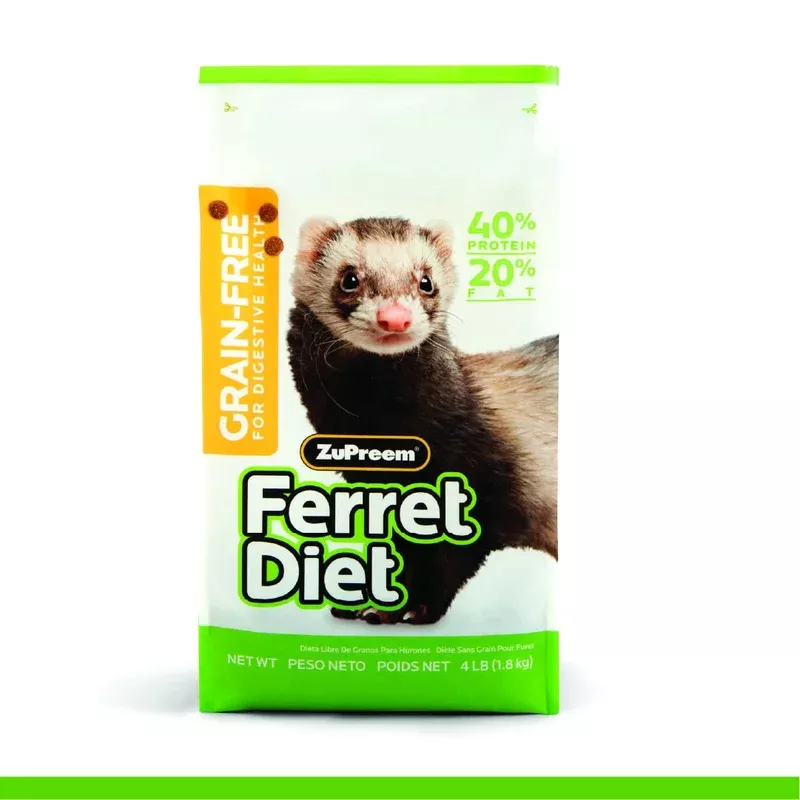 zupreem-premium-daily-grain-free-ferret-diet-food-4-lb-nutrient-dense-highly-dig ZuPreem Premium Daily Grain Free Ferret Diet Food 4 lb – Nutrient Dense Highly Digestible High Protein Levels