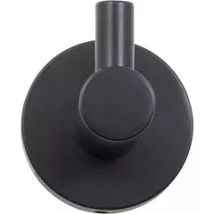 zurich-robe-hook-matte-black-by-stone-harbor-hardware Zurich Robe Hook, Matte Black by Stone Harbor Hardware